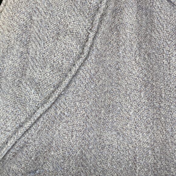 ORVIS Shirt Mens M Flannel Button Up Mandarin Collar Long Sleeve Gray Cotton - Picture 6 of 13